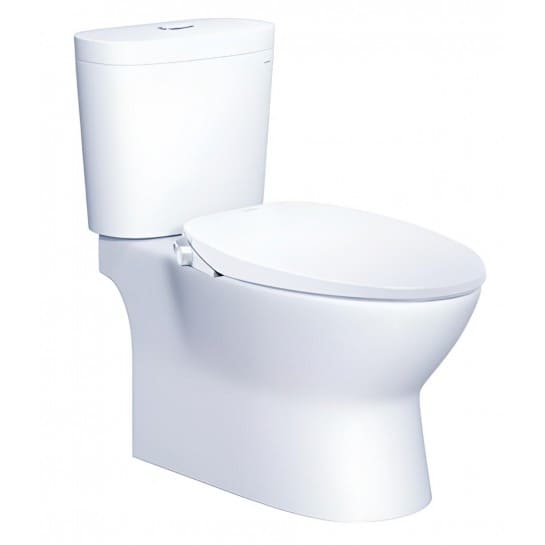 Bồn cầu 2 khối nắp rửa cơ Caesar CD1320/TAF060