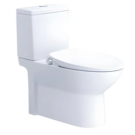 Bồn cầu 2 khối nắp rửa cơ Caesar CD1340/TAF060