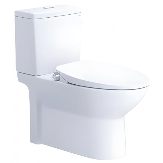 Bồn cầu 2 khối nắp rửa cơ Caesar CD1341/TAF060