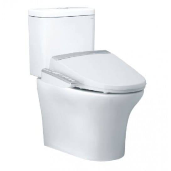 Bồn cầu 2 khối nắp điện tử Caesar CD1341/TAF200H