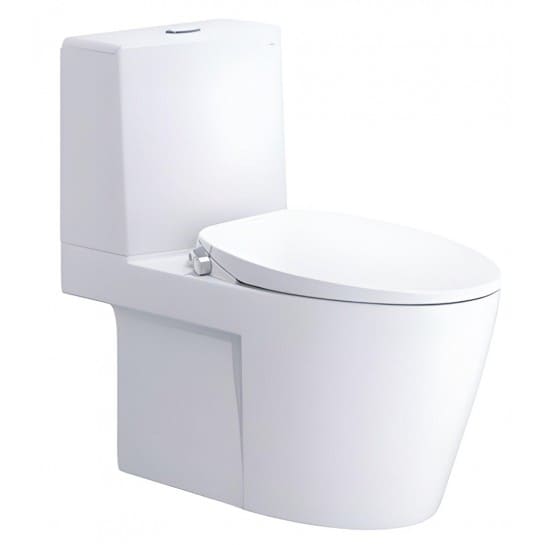 Bồn cầu 2 khối nắp rửa cơ Caesar CD1345/TAF060