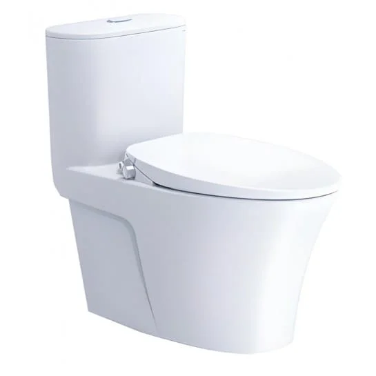 Bồn cầu 1 khối nắp rửa cơ Caesar CD1395/TAF060