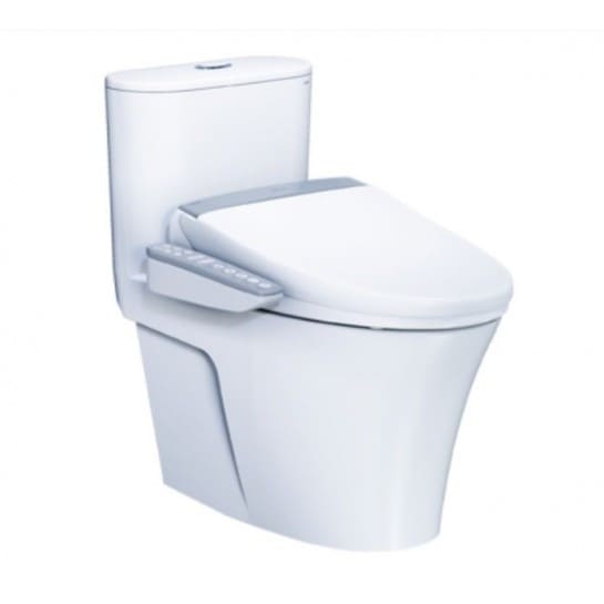 Bồn cầu 1 khối nắp điện tử Caesar CD1395/TAF200H