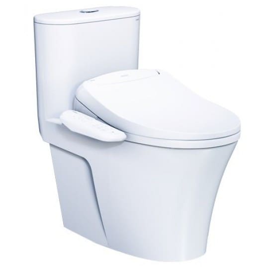 Bồn cầu 1 khối nắp điện tử Caesar CD1395/TAF400H