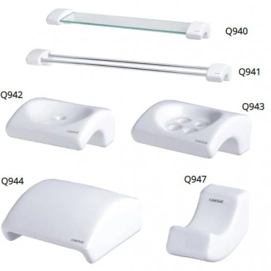 Bộ phụ kiện phòng tắm 6 món sứ Caesar Q94036
