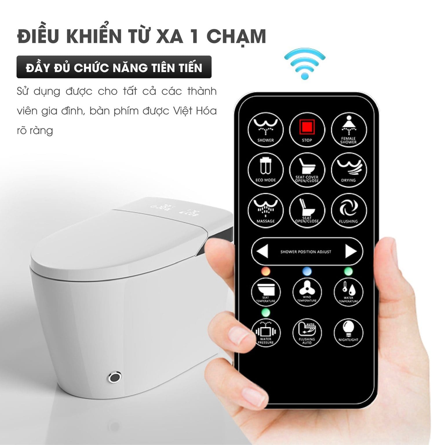 Bồn Cầu Thông Minh Kazoshi B-JB19G