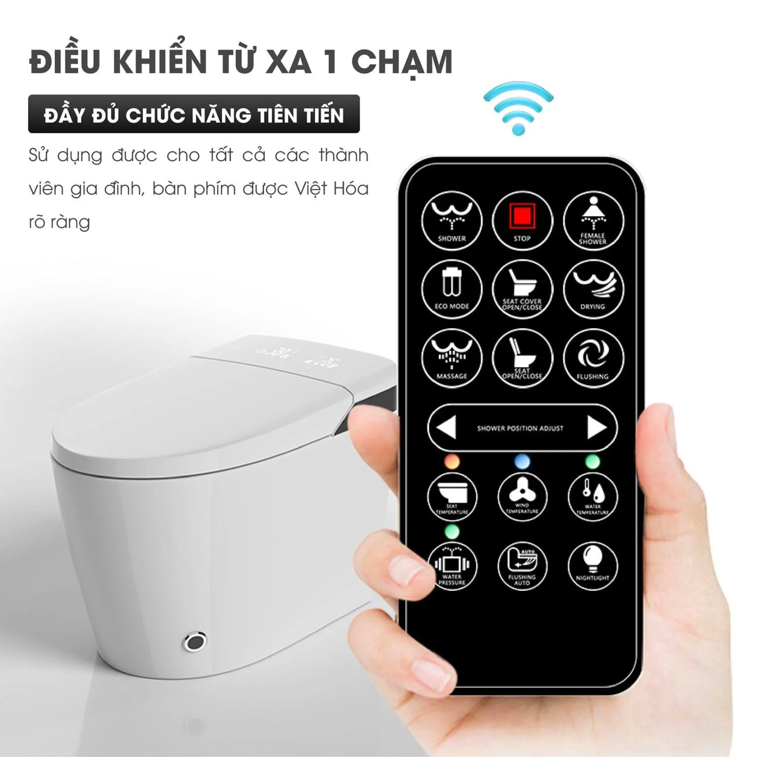 Bồn Cầu Thông Minh Kazoshi B-JB19G