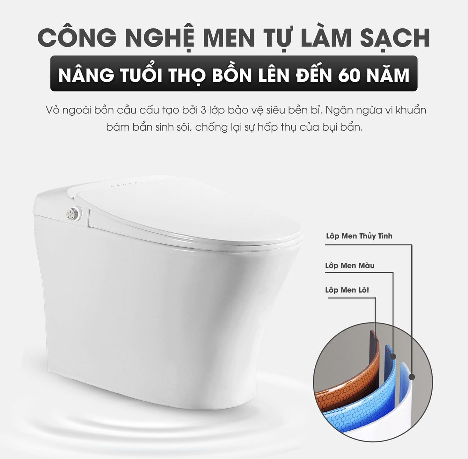 Bồn Cầu Thông Minh Kazoshi B-JB19G