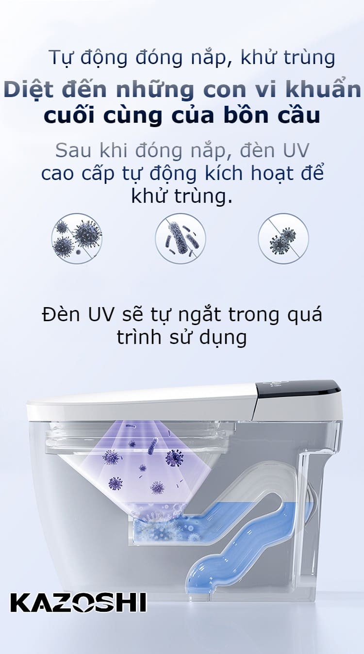 Bồn Cầu Thông Minh Kazoshi JB-808S