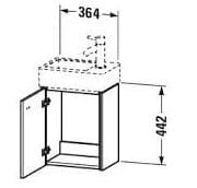 Bản vẽ Tủ chậu lavabo Duravit BR4049R1021