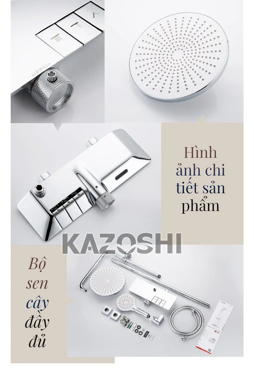 Bộ Sen Tắm Cây Phím Đàn Kazoshi JD13093YC