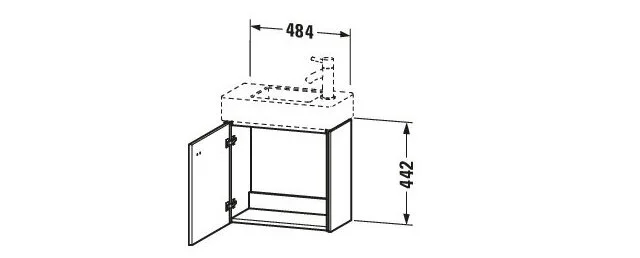 Tủ chậu lavabo Duravit BR4051R1079