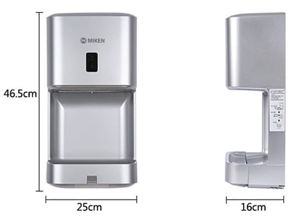 Bản vẽ Máy sấy tay cao cấp Miken MK-3888GR