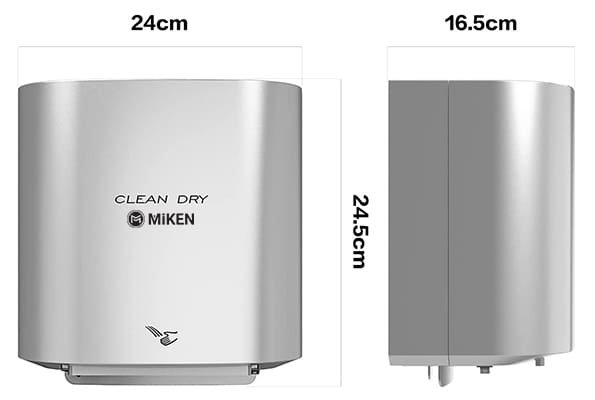 Bản vẽ Máy sấy tay cao cấp Miken MST-3100G