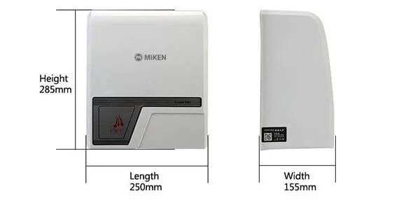 Bản vẽ Máy sấy tay cao cấp Miken MST-9088