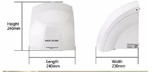 Bản vẽ Máy sấy tay cao cấp Miken MST-A1002B
