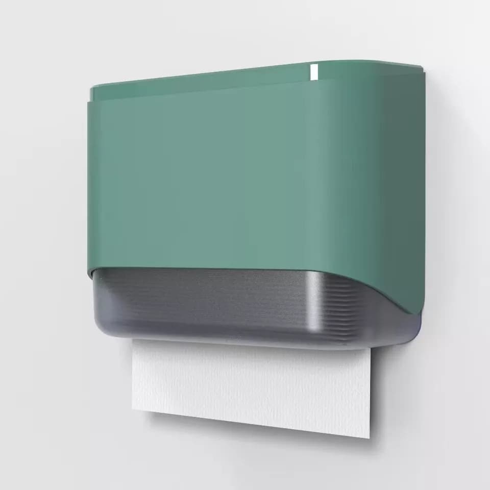 Hộp đựng giấy vệ sinh màu xanh Miken MKG-E6012GRE