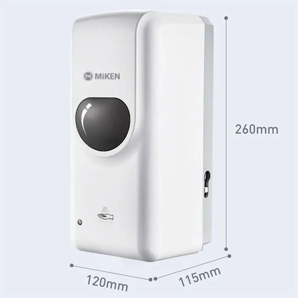 Bản vẽ Hộp xịt xà phòng tự động Miken MKH-9302