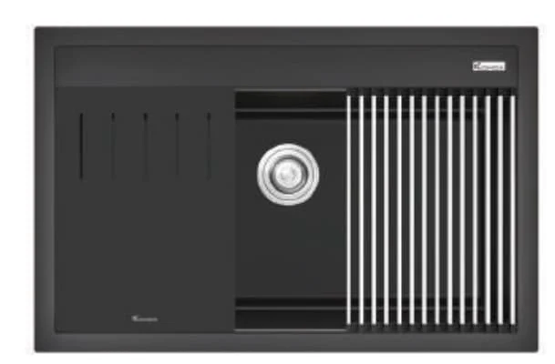 Chậu rửa bát 1 hố Black SUS304 Konox Terra 790S