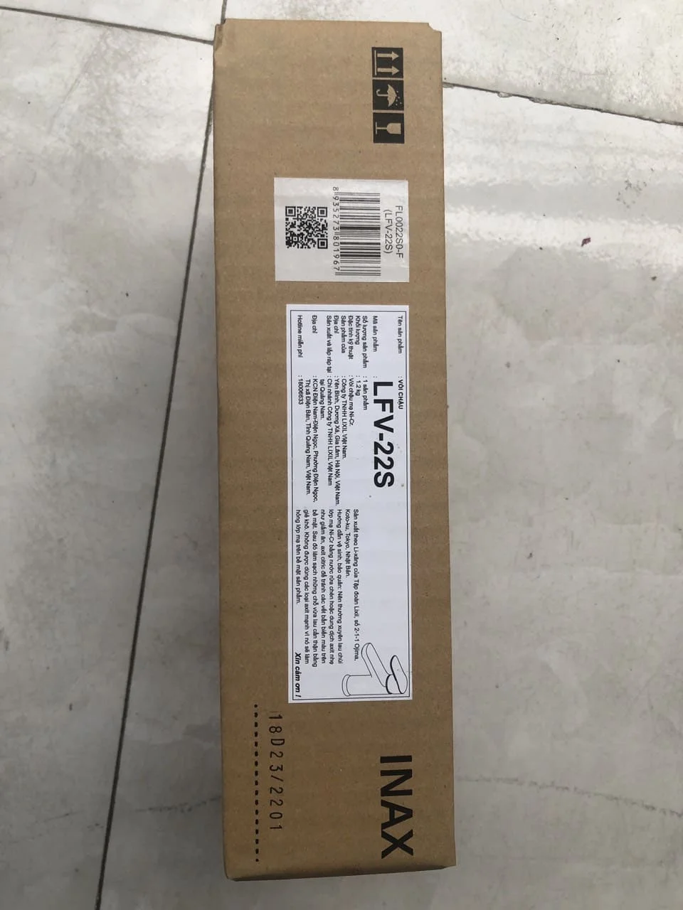 Hình ảnh thực tế vòi lạnh Inax LFV-22S