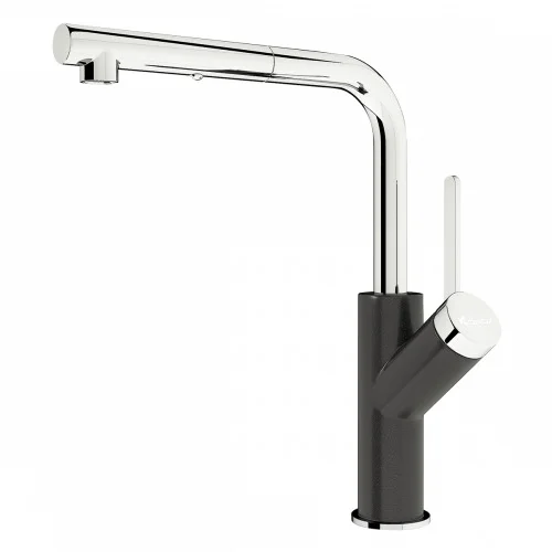 Vòi rửa bát nóng lạnh Konox Artan Black