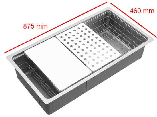 Bản vẽ Chậu rửa bát 1 hố Paul Schmitt PAM8746-UM