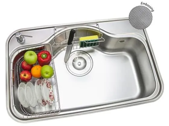 Chậu rửa bát 1 hố Miken 7548