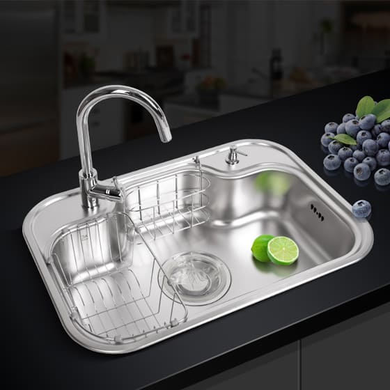 Chậu rửa bát 1 hố Miken 8249