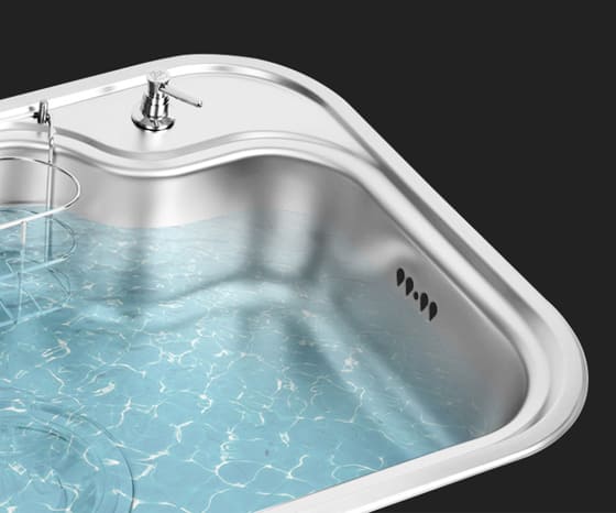 Chậu rửa bát 1 hố Miken 7548