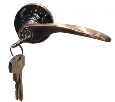 Khóa Tròn Gạt Yale VL8327 US11 Đồng Đỏ 