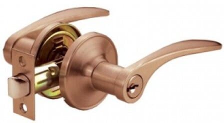 Khóa Tròn Tay Gạt Yale VL5327 US11 Đồng Đỏ 