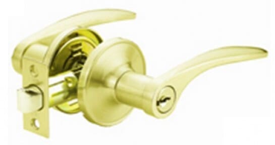 Khóa Tròn Tay Gạt Yale  VL5327 US3 Vàng Đồng