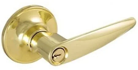 Khóa Tròn Tay Gạt Yale VL5347 US3 Màu Vàng