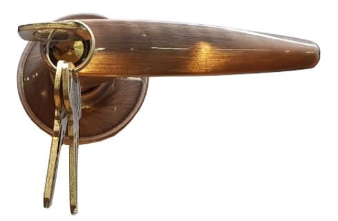 Khóa Tròn Gạt Yale VL6537 US11 Đồng Đỏ 