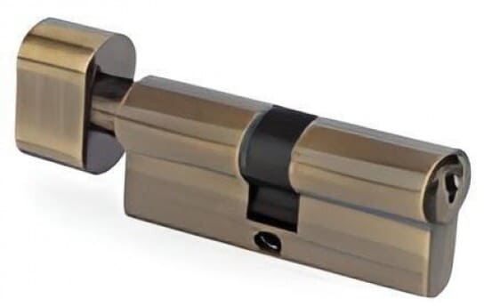 Ruột Khóa Yale 10-0503-3535-CK-09-11 Một Đầu Chìa Một Đầu Vặn Màu Đồng Rêu