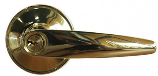 Khóa Tròn Tay Gạt Yale VL6537 US3 Vàng Đồng