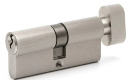 Ruột Khóa Yale 10-0503-3535-CK-22-11 Một Đầu Chìa Một Đầu Vặn Màu Niken Mờ