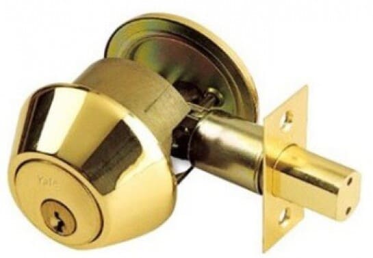 Khóa Cóc Yale Hai Đầu Chìa V8121US3 Màu Đồng Bóng