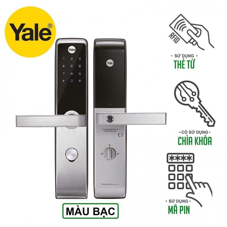 Khóa Điện Tử Yale YDM3115 Thẻ Từ Đã Tích Hợp Bluetooth