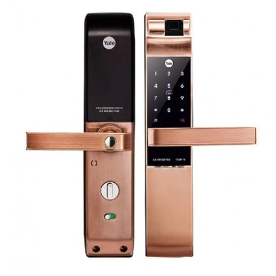 Khóa Cửa Điện Tử Yale YDM7116A RB Đa Năng Màu Đồng Đỏ