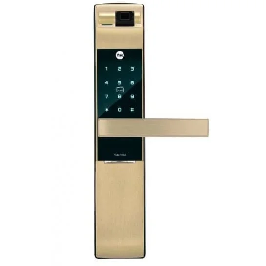 Khóa Cửa Điện Tử Yale YDM7116A CG Đa Năng Màu Gold