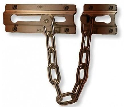 Chốt An Toàn Yale V1037 US11 Đồng Đỏ Dạng Xích