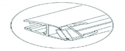 Đệm kính Yale Y2908B Kính - Kính 135 độ