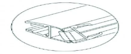Đệm kính Yale Y2908B Kính - Kính 135 độ