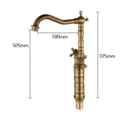 Vòi chậu đồng tân cổ điển Clean Max V9603