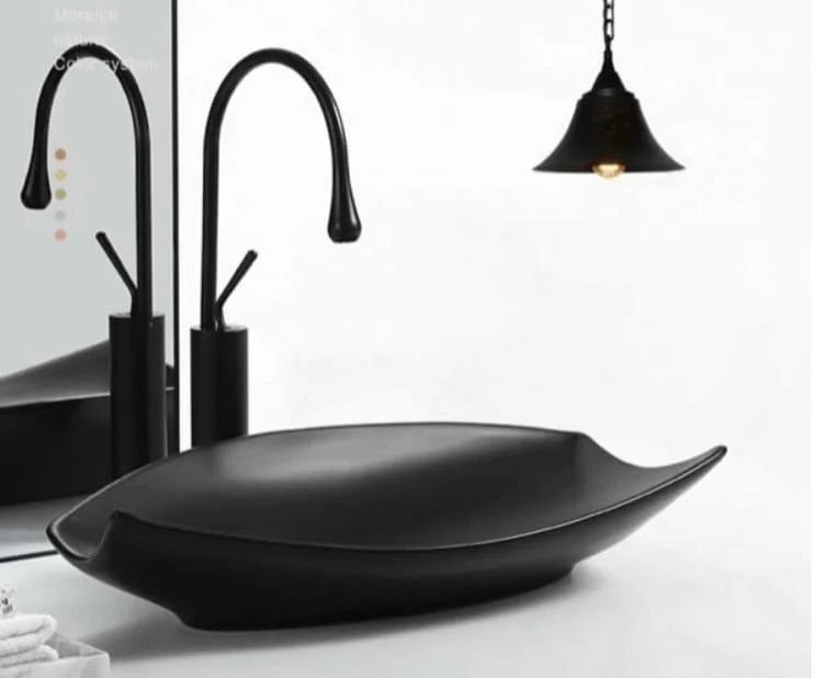 Vòi đen cho chậu bàn đá Clean Max 1025