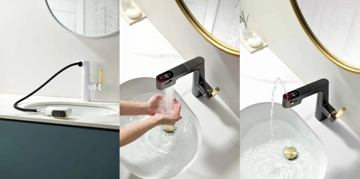 Vòi chậu rửa mặt đa năng Clean Max DN5023