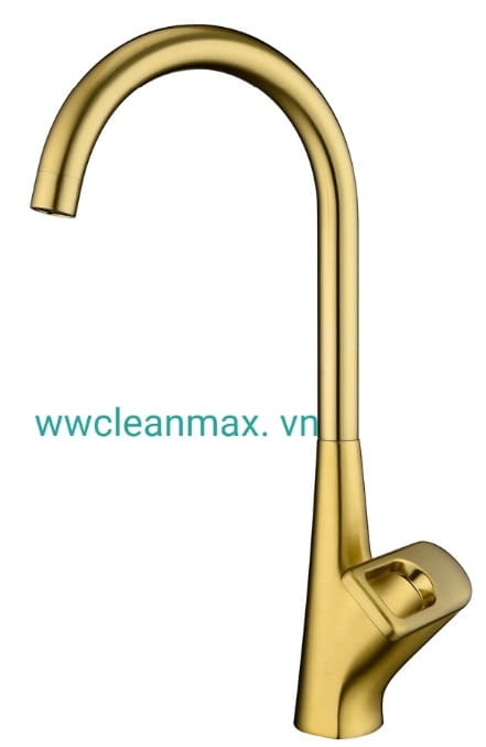 Vòi chậu rửa bát mạ vàng Clean Max VBV1009