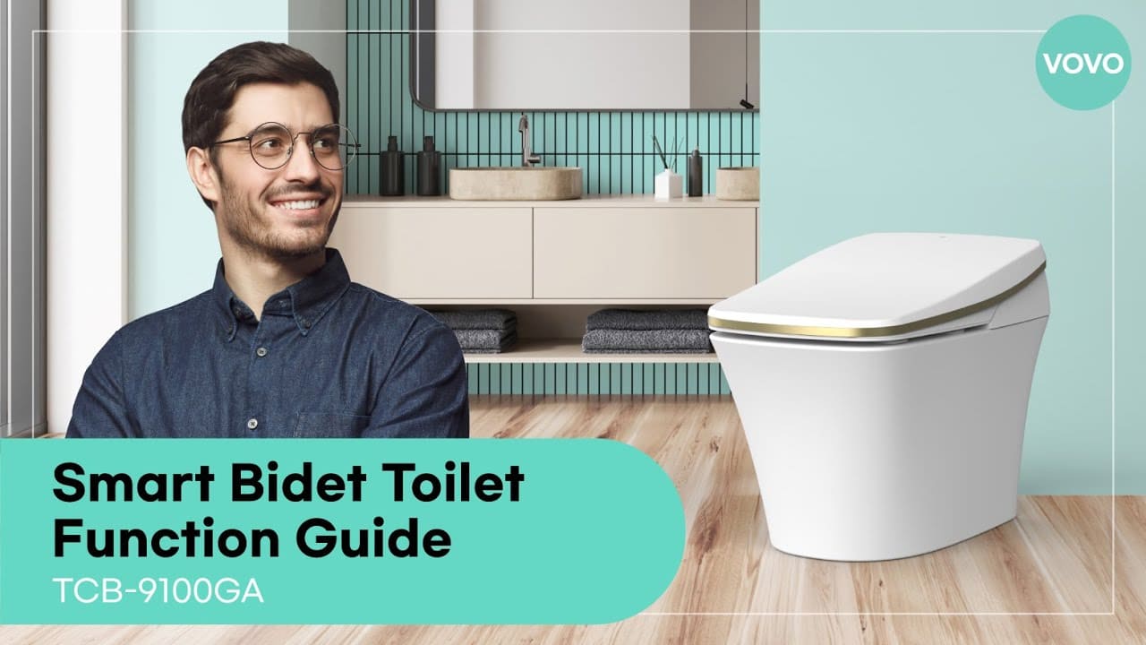 Bồn cầu tự động Hàn Quốc Vovo TCB-9100GA