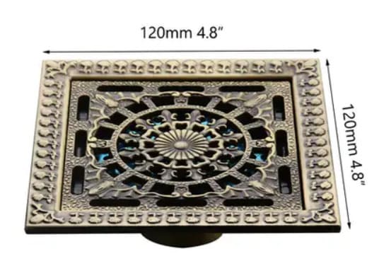 Bản vẽ kích thước Ga thoát sàn tân cổ điển Clean Max GC1212